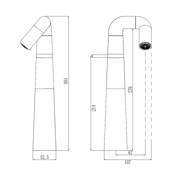 Смеситель для раковины Haiba HB11813-3, графит
