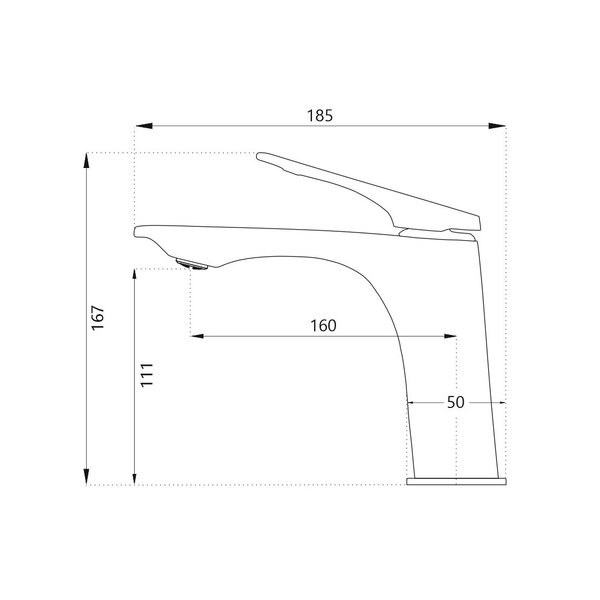 Смеситель для раковины Haiba HB10816-3, графит