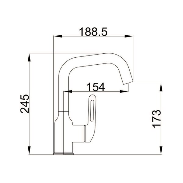 Смеситель для раковины HB10825-8, белый