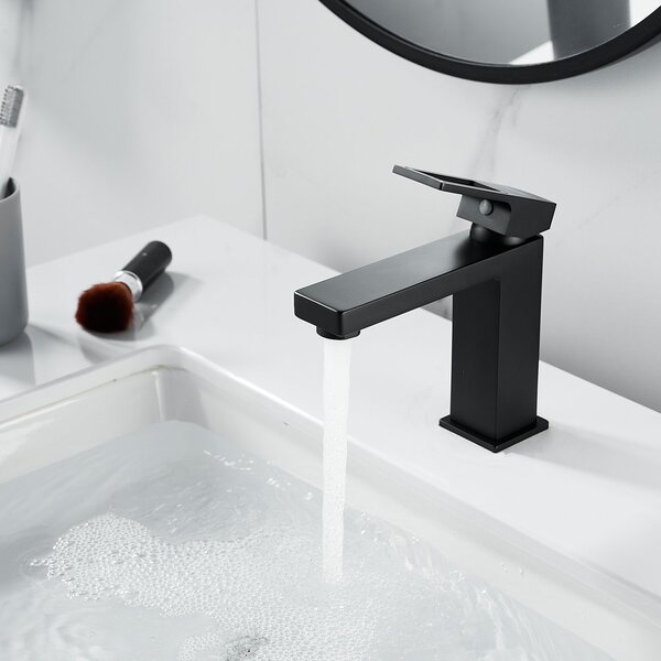 Смеситель для раковины Raffine F0196H, черный