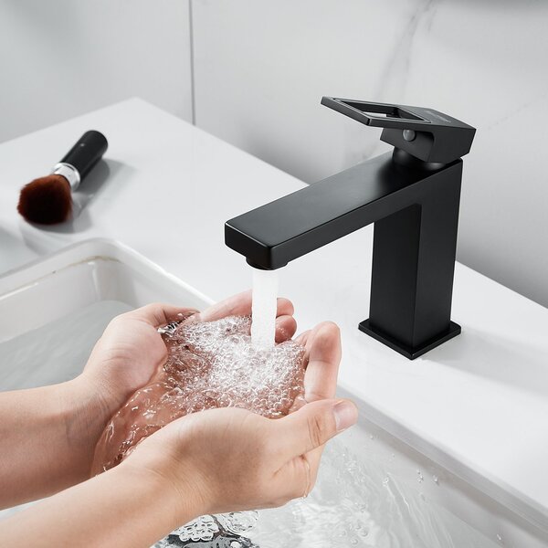 Смеситель для раковины Raffine F0196H, черный