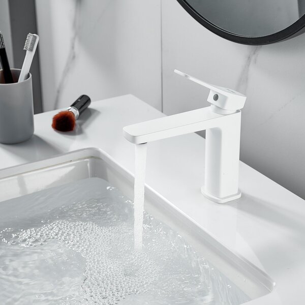 Смеситель для раковины Raffine F0199C, белый