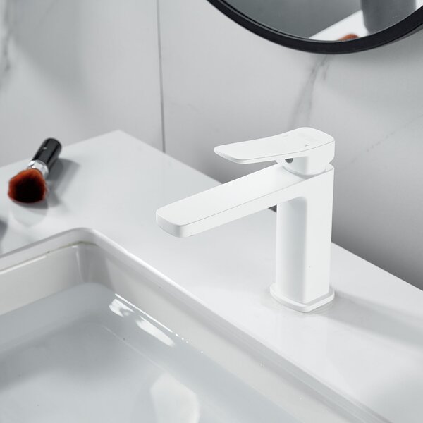 Смеситель для раковины Raffine F0199C, белый
