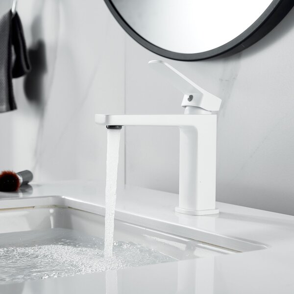 Смеситель для раковины Raffine F0199C, белый