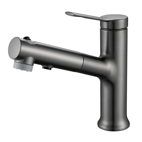 Смеситель для раковины многофункциональный Raffine F281T, оружейная сталь
