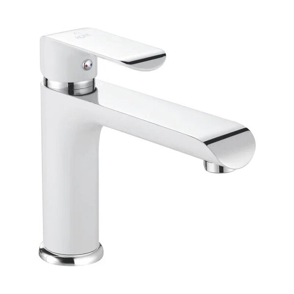 Смеситель для раковины Rose R21F R2101F-1, белый/хром