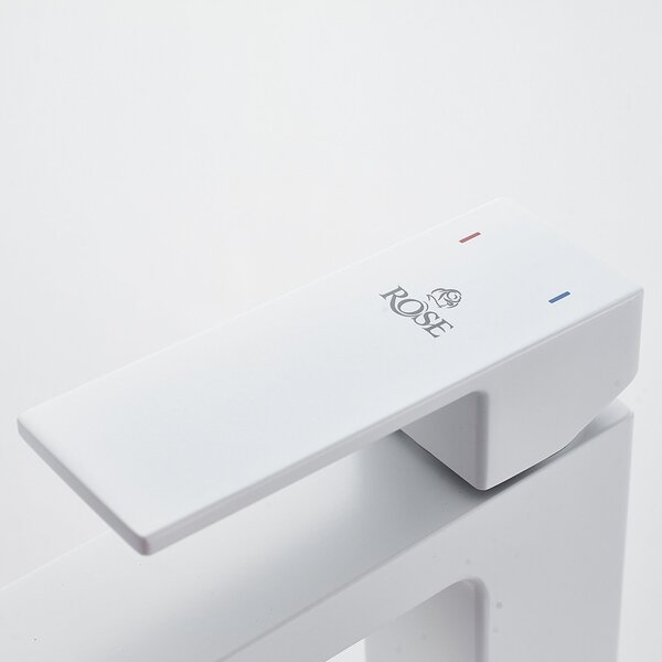 Смеситель для раковины Rose R1801C-1, белый