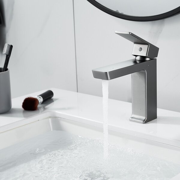 Смеситель для раковины Rose R1801T-1, оружейная сталь