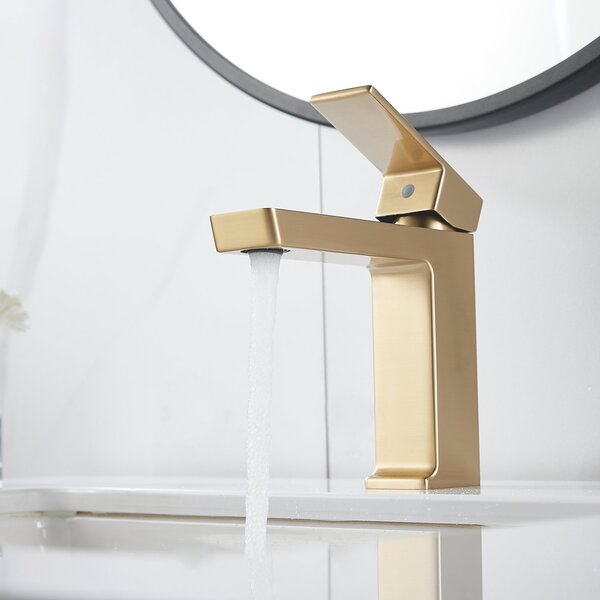 Смеситель для раковины Rose R1801G-1, матовое золото