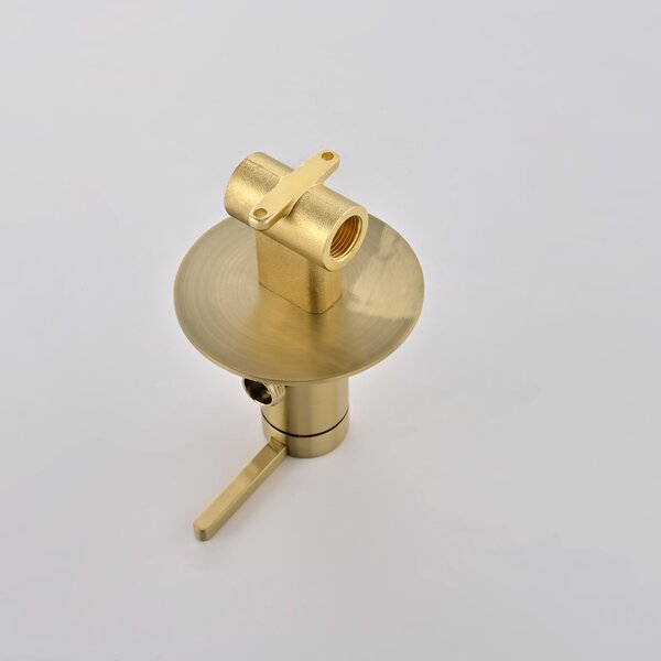 Гигиенический душ со смесителем Rose R235G, золотой сатин