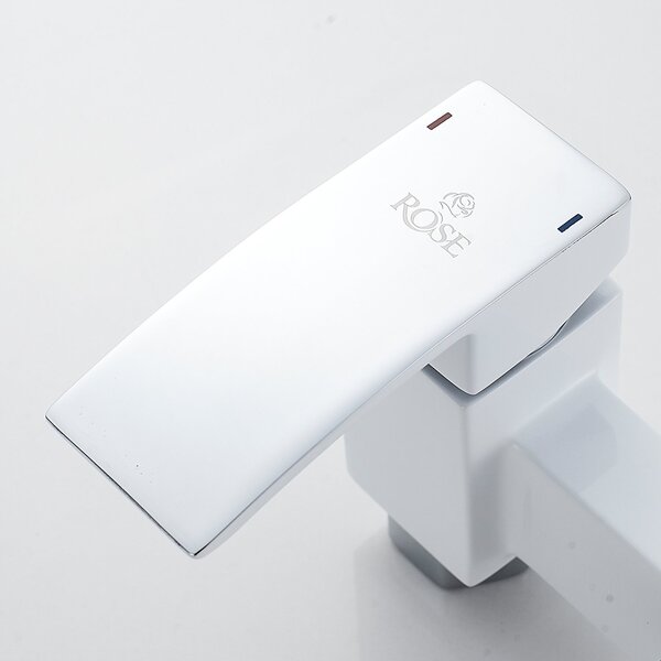 Гигиенический душ со смесителем Rose R1505F-1, белый/хром