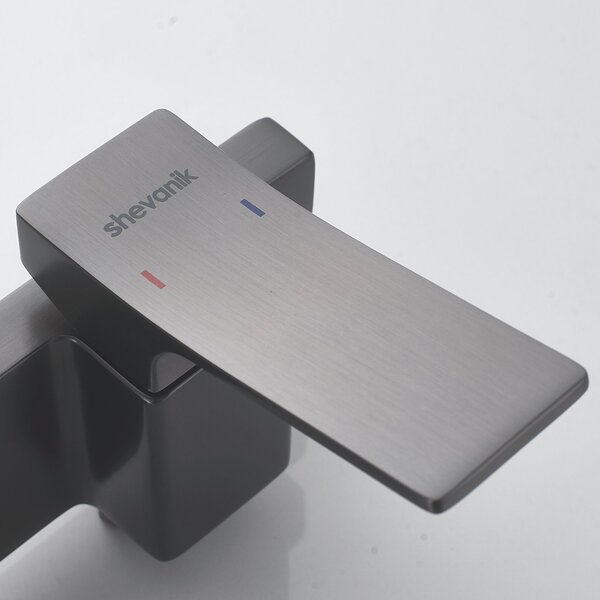 Гигиенический душ со смесителем Shevanik S6105T-1, оружейная сталь