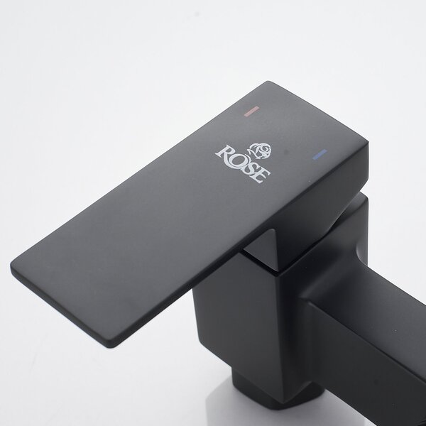 Гигиенический душ со смесителем Rose R2805H-1, черный