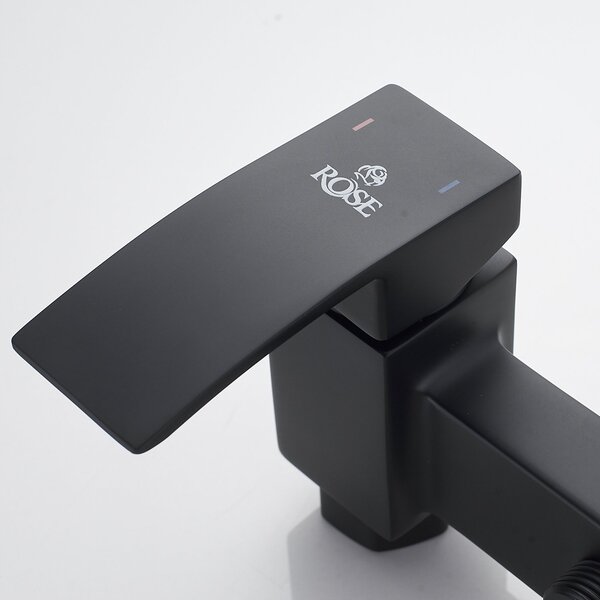 Гигиенический душ со смесителем Rose R1505H-1, черный