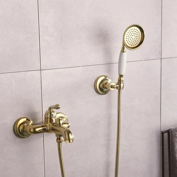 Смеситель для ванны Rose R0202E, золото