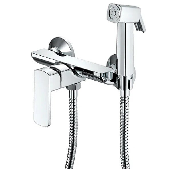 Гигиенический душ со смесителем Haiba HB55176, хром