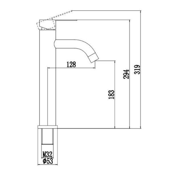 Смеситель для раковины Fmark FS8211W