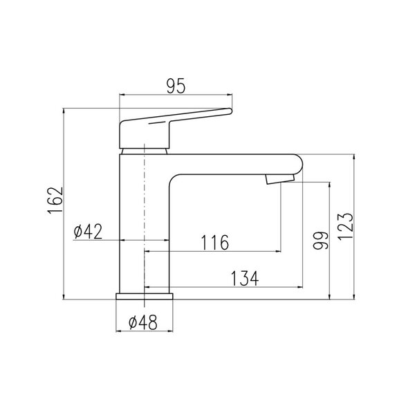 Смеситель для раковины Rav Slezak Colorado CO128.5Z, золото