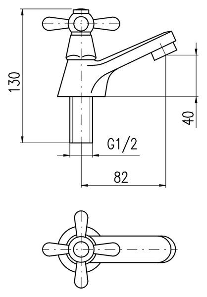 Кран для раковины Rav Slezak Morava MK191