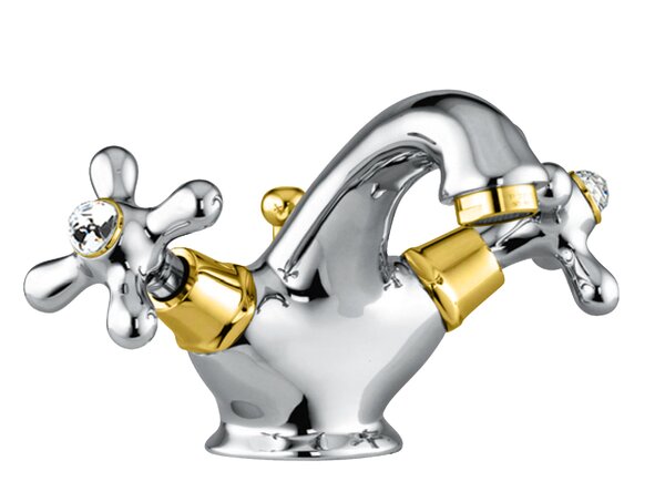 Смеситель для раковины Fiore MARGOT SKY (SWAROVSKI?) 01CO0622, хром/золото