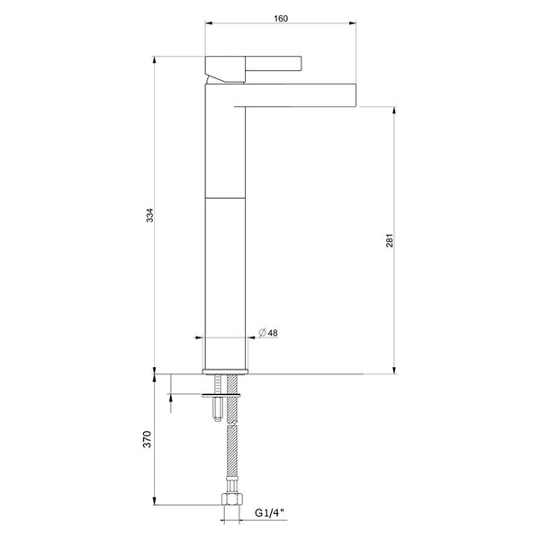 Смеситель для раковины Webert DoReMi DR830402564