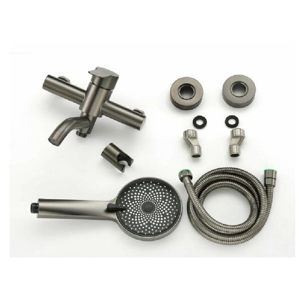Смеситель для ванны Fmark FS8206Q, гранит