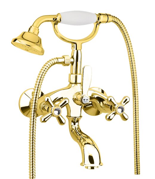 Смеситель для ванны Fiore MARGOT SKY (SWAROVSKI?) 01OO0600, золото