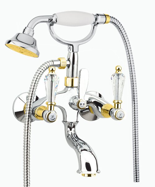 Смеситель для ванны Fiore GIOIELLI (SWAROVSKI?) 08CO0600, золото