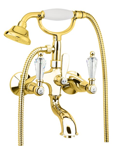 Смеситель для ванны Fiore GIOIELLI (SWAROVSKI?) 08OO0600, золото
