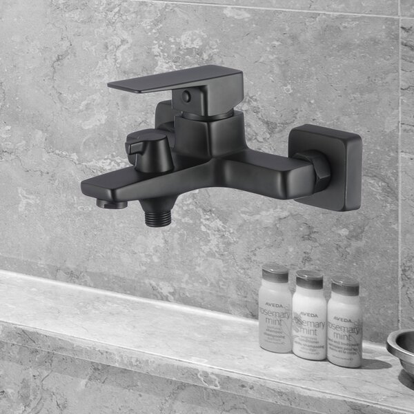 Смеситель для ванны WesnaArt NARCIS NAR06-310BL-25201, черный