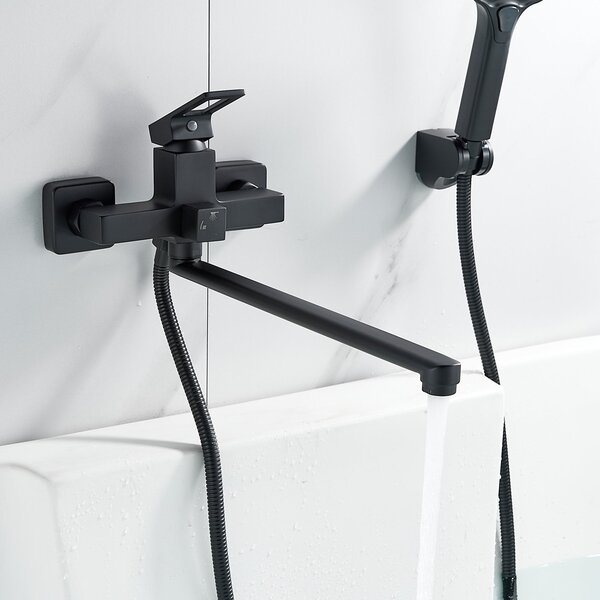 Смеситель для ванны Raffine F2296H, черный