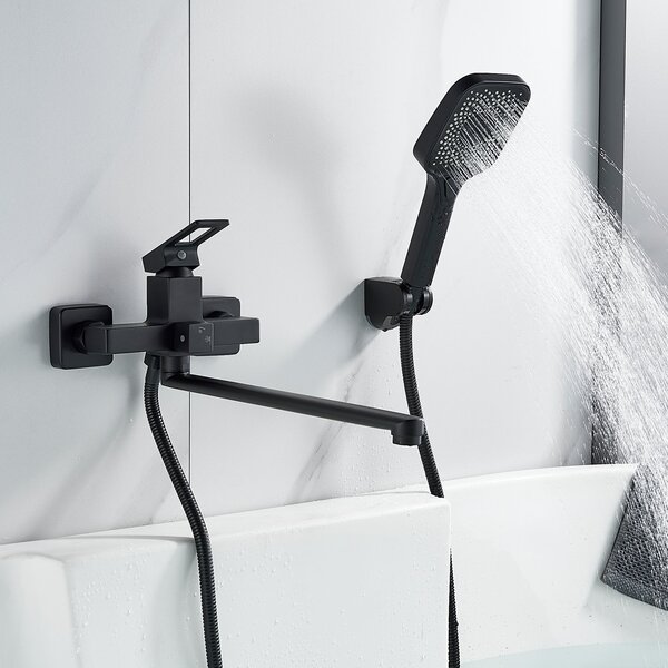 Смеситель для ванны Raffine F2296H, черный