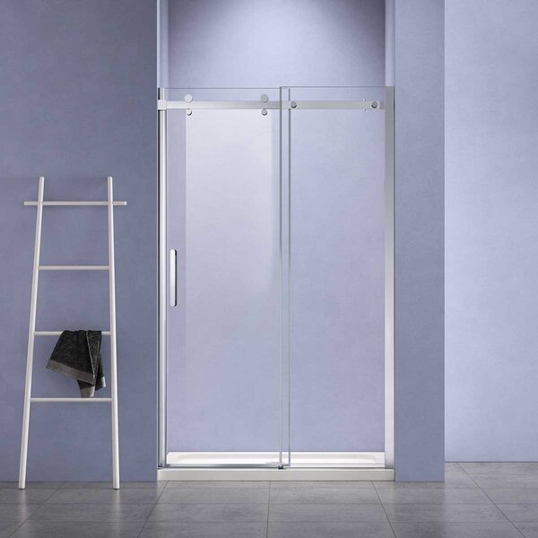 Душевая дверь Vincea Комо-Н (Como-N) VDS-4CN160CL 160x195 см, профиль хром. Размер регулировки 1590-1610 мм