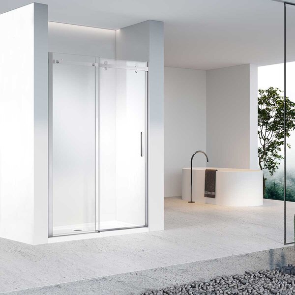 Душевая дверь Vincea Комо-Н (Como-N) VDS-4CN160CL 160x195 см, профиль хром. Размер регулировки 1590-1610 мм