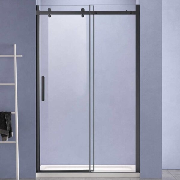 Душевая дверь Vincea Комо-Н (Como-N) VDS-4CN160CLB 160x195 см, профиль черный матовый. Размер регулировки 1590-1610 мм