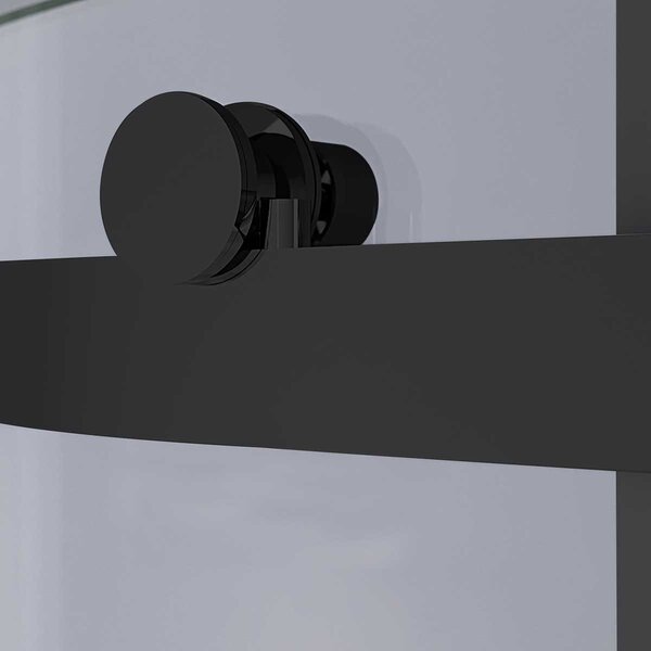 Душевая дверь Vincea Комо-Н (Como-N) VDS-4CN140CGB 140x195 см, профиль черный матовый. Размер регулировки 1390-1410 мм