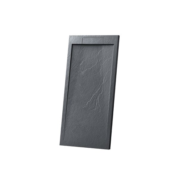 Поддон для душа из искусственного камня Vincea VST-4SRL9014A, 1400*900*25, , цвет графит