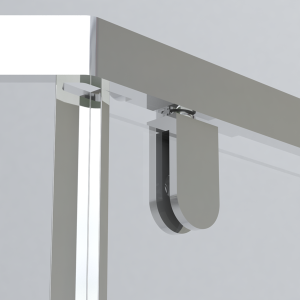 Душевой уголок Vincea Stresa VSP-1S100CLG, 1000*1000, брашированное золото, стекло прозрачное