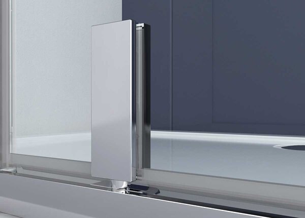 Душевой уголок Vincea Penta VSP-3P900CLGM, 900*900, вороненая сталь, стекло прозрачное