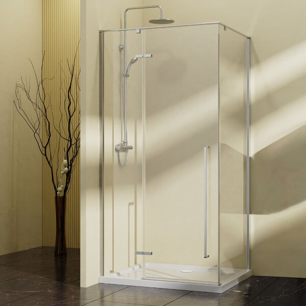 Душевой уголок Vincea Slim-N VSR-5SN9010CL, 1000*900, хром, стекло прозрачное