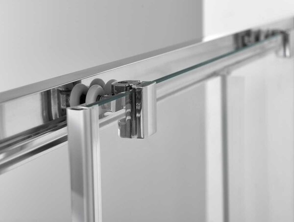 Душевой уголок Vincea Alpha VSR-3AL9013CLGM, 1300*900, вороненая сталь, стекло прозрачное