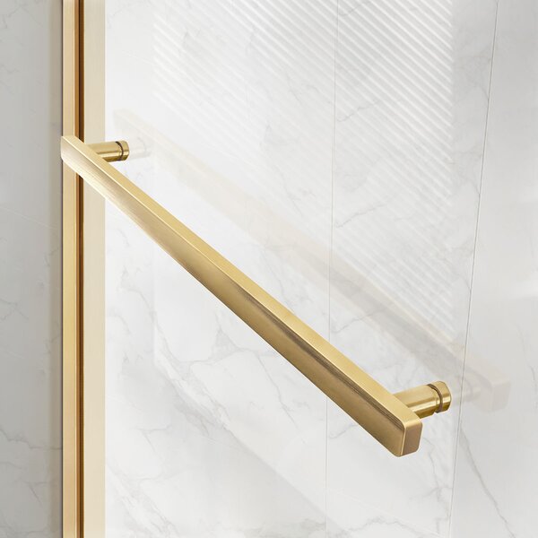Душевой уголок Vincea Slim Soft VSR-1SS1012CLG, 1200*1000, брашированное золото, стекло прозрачное