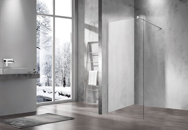Душевая перегородка Vincea Walk-In VSW-1H110CL,1100*2000, хром, стекло прозрачное