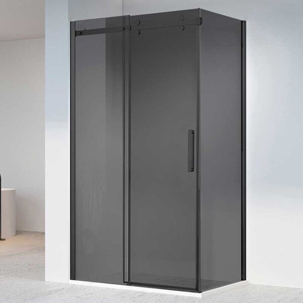 Душевой уголок Vincea Como-N VSR-4CN1014CGB, 1400*1000, черный, стекло тонированное