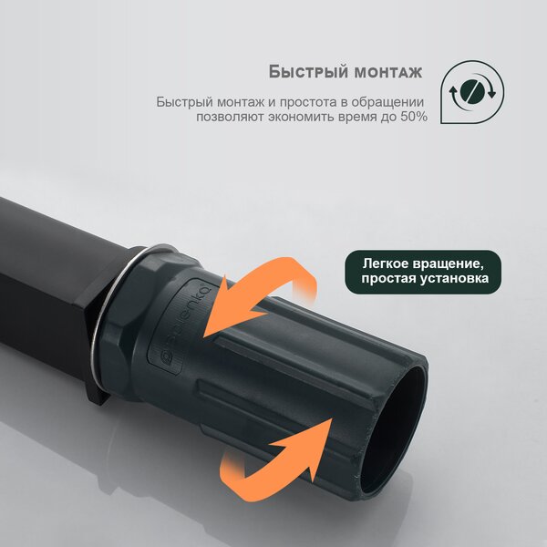 Смеситель для раковины Splenka S02.10.06, черный