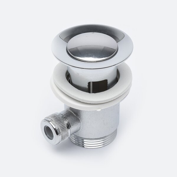 AQUAme AQM P6131 AQUAme Prato Смеситель для раковины с донным клапаном, хром, однорычажный.