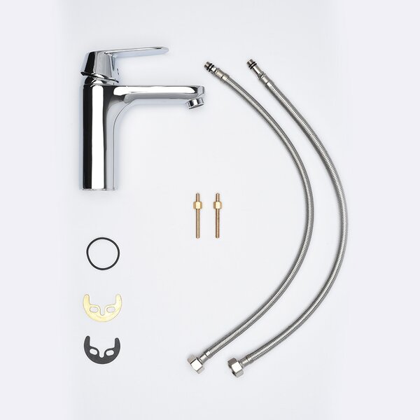 AQUAme AQM P6130 AQUAme Prato Смеситель для раковины, хром, однорычажный.