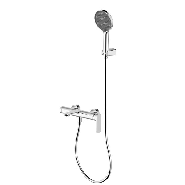 AQUAme AQM6312CR Monza Смеситель для ванны однорычажный, с душевым набором, 3 режима, Хром