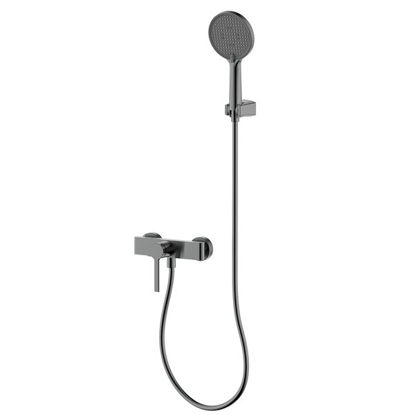 AQUAme AQM6413GM Asti Смеситель для душа однорычажный, с душевым набором, 3 режима, графит
