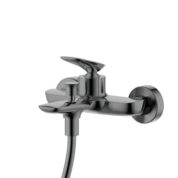 AQUAme AQM6512GM Como Смеситель для ванны однорычажный, с душевым набором, 3 режима, графит